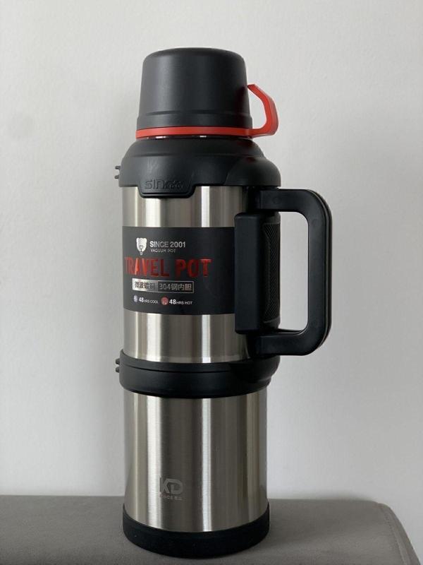 VACUUM Termos 4 Litre Kamp Aile Boy Çelik - Image 1