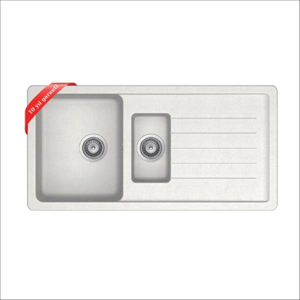 Evye Valente D-150L Beyaz Granit - Image 1