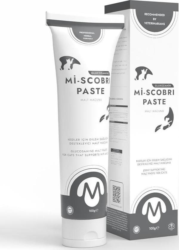 Mi-Scobri Paste Kemik Eklem Sağlığı Kedi Malt Macunu 100 GR - Image 1