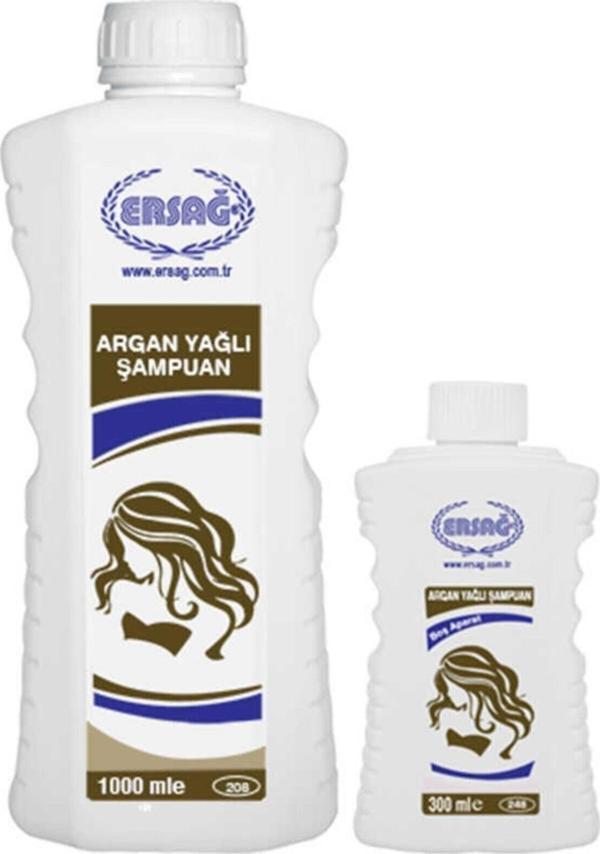 Ersağ Argan Yağlı Şampuan 1000 ml Boş Aparat - Image 1