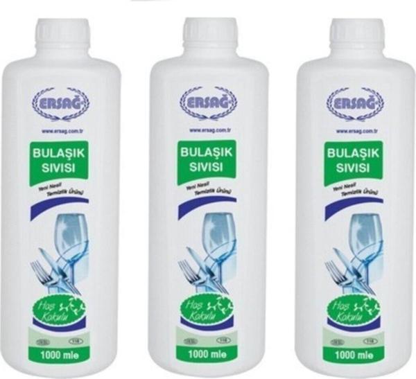 Ersağ Bulaşık Sıvısı 1000 ml 3 Adet - Image 1