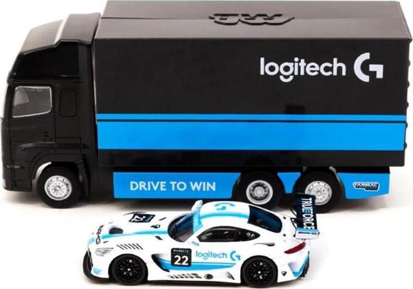 Tarmac Works 1:64 Mercedes-AMG GT3 Logitech G Race - Image 1