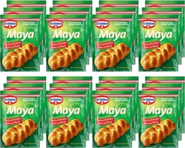 Dr. Oetker Instant Kuru Maya 10 gr X 24 Paket - Image 1