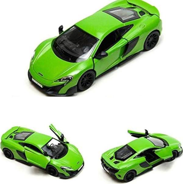 Kinsmart Mclaren 675 LT Diecast Metal Model Araba Yeşil - Image 1