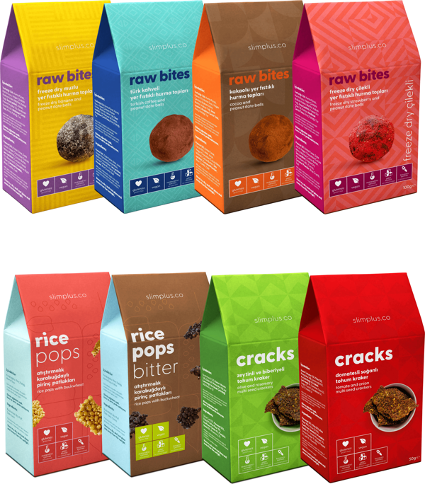 Glutensiz Vegan İlave Şekersiz Büyük Atıştırmalık Kutusu - Image 1