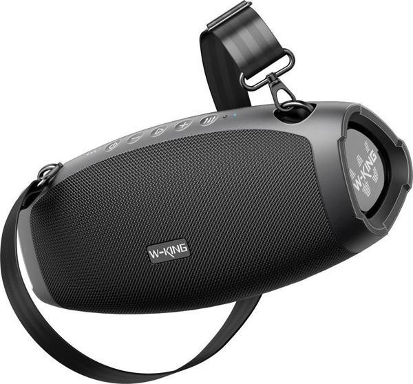 W-King X10 Bluetooth Hoparlör 120W Xtreme Bass 42S Dinleme IPX6 Kablosuz Stereo TWS Ses Bombası Siyah - Image 1