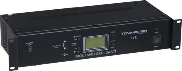 Tonmaister Akıllı Usb Li Rack Tipi Okul Zil Saati Tm-42 R - Image 1