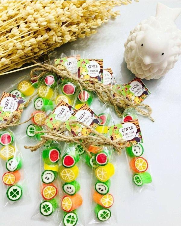 Şekerci Yaşar Doğum Günü, Babyshower, Düğün, Sünnet, Mevlüt, Yaş Günü Şeker, 50 Adet - Image 1
