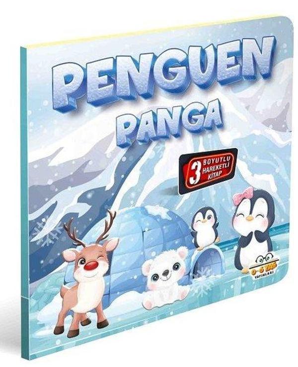 Penguen Panda - 3 Boyutlu Hareketli Kitap - 0-6 Yaş Yayınları - Image 1