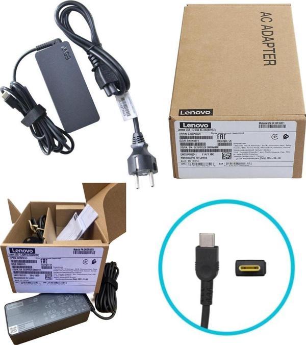 Lenovo Orijinal USB-C 65W AC Adapter (CE) (GX20P92529) - Image 1