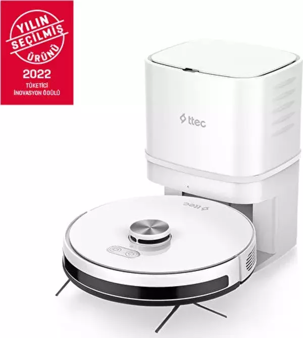 Ttec Robi Promaster+ 5200Mah Bataryalı Otomatik Toz Boşaltma Sistemli Akıllı Robot Süpürge Ve Paspas - Image 1