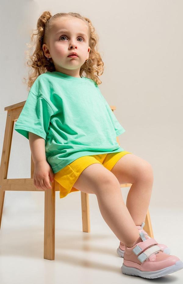 mnpc Unisex Çocuk Pembe Günlük Spor Ayakkabı - Image 1
