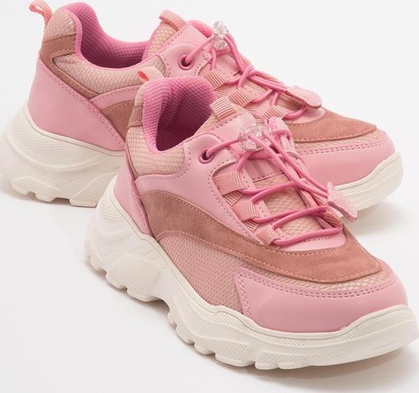 mnpc Kız Çocuk Pembe Günlük Spor Ayakkabı - Image 1