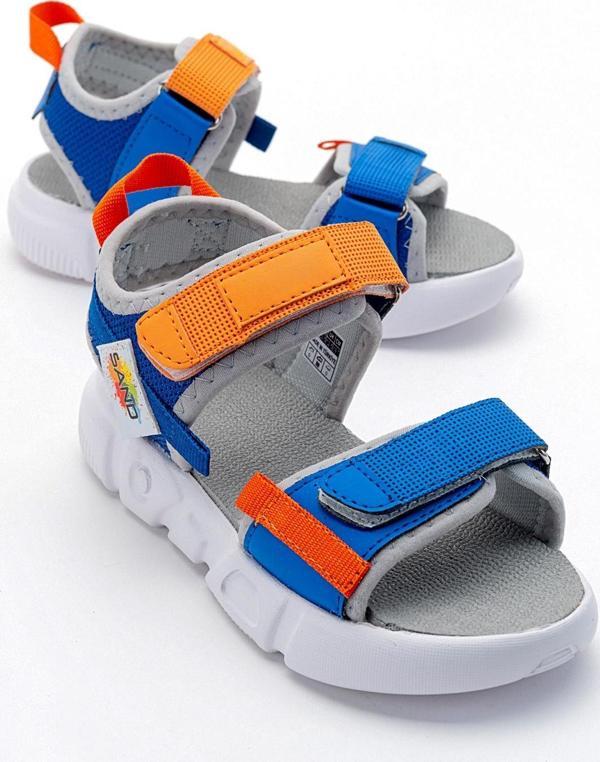 mnpc Erkek Çocuk Saks Mavi Anatomik Hafif Spor Sandalet - Image 1