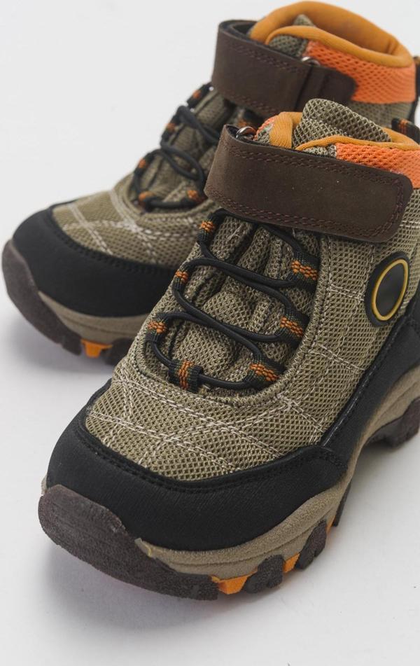 mnpc Erkek Çocuk Haki Microfiber Trekking Çocuk Bot - Image 1