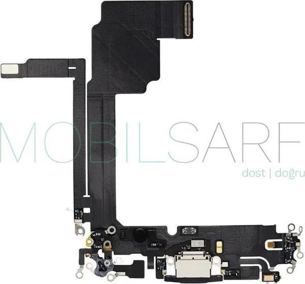APPLE İPHONE 15 PRO MAX ŞARJ SOKETİ FİLMİ FLEX (SİYAH) - Image 1