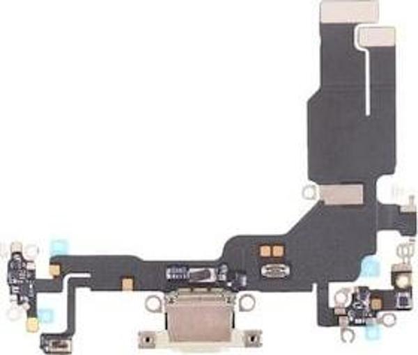 iPhone Uyumlu 15 Şarj Bordu Flex Kablo Sarı - Image 1