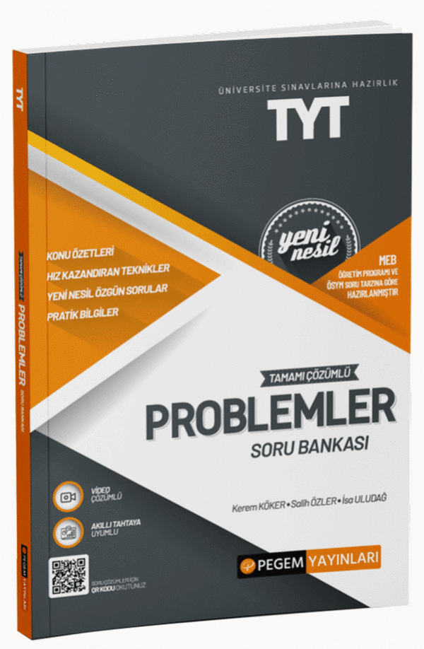 TYT Problemler Soru Bankası - Pegem Akademi Yayıncılık - Image 1