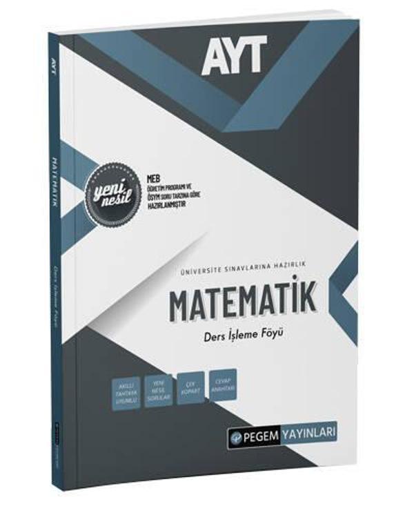 AYT Matematik Ders İşleme Föyü - Pegem Akademi Yayıncılık - Image 1