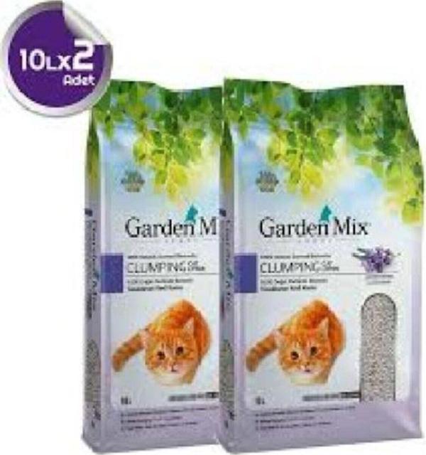 Gardenmix Ince Taneli Lavanta Kokulu Bentonit Kum 10 Lt 2 Adet - Image 1