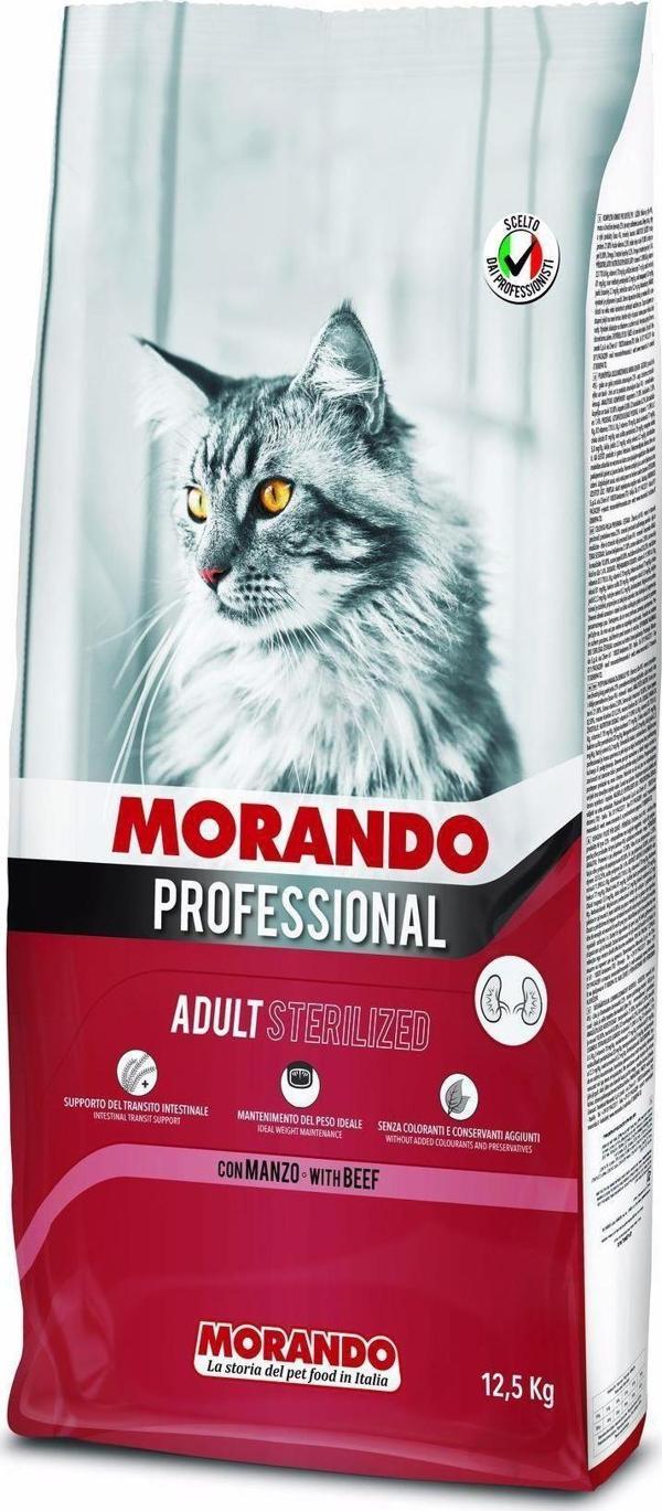 Morando Kısır Kedi Maması-Biftekli 12,5 Kg - Sterılızed Croquettes-Beef - Image 1