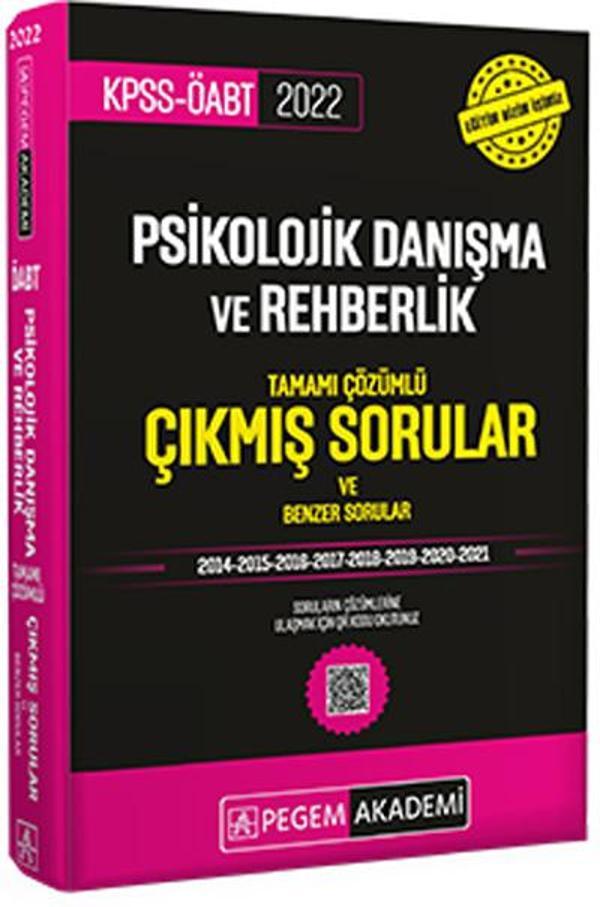 2022 KPSS ÖABT Psikolojik Danışma ve Rehberlik Çıkmış Sorular (Roman Boy) - Pegem Akademi Yayıncılık - Image 1