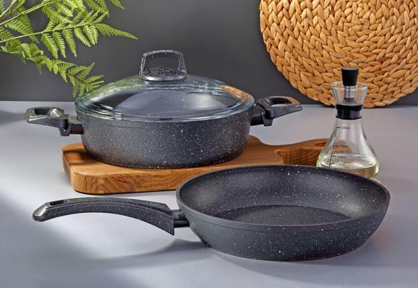 Bonera Vogue 3 Parça Karnıyarık Tencere Tava Seti̇ - Image 1