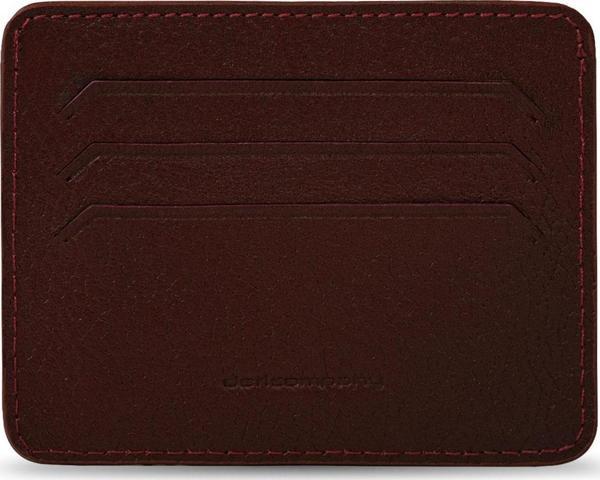 Erkek Hakiki (Gerçek) Deri Kartlık Floater Desen Bordo 114506 - Image 1
