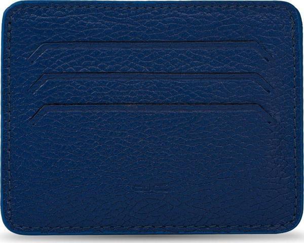 Erkek Hakiki (Gerçek) Deri Kartlık Floater Desen Saks Mavi 114506 - Image 1