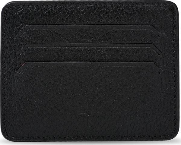 Erkek Hakiki (Gerçek) Deri Kartlık Floater Desen Siyah 114506 - Image 1