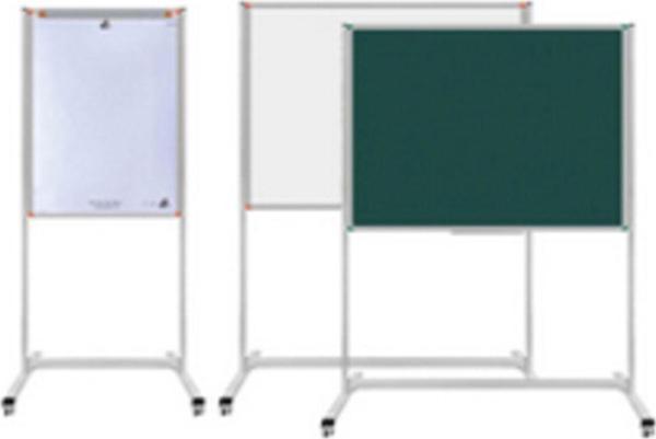 Panda 120X140 Cm Laminant Yüzey Sabit Ayaklı Tekerlekli Yazı Tahtası - Image 1