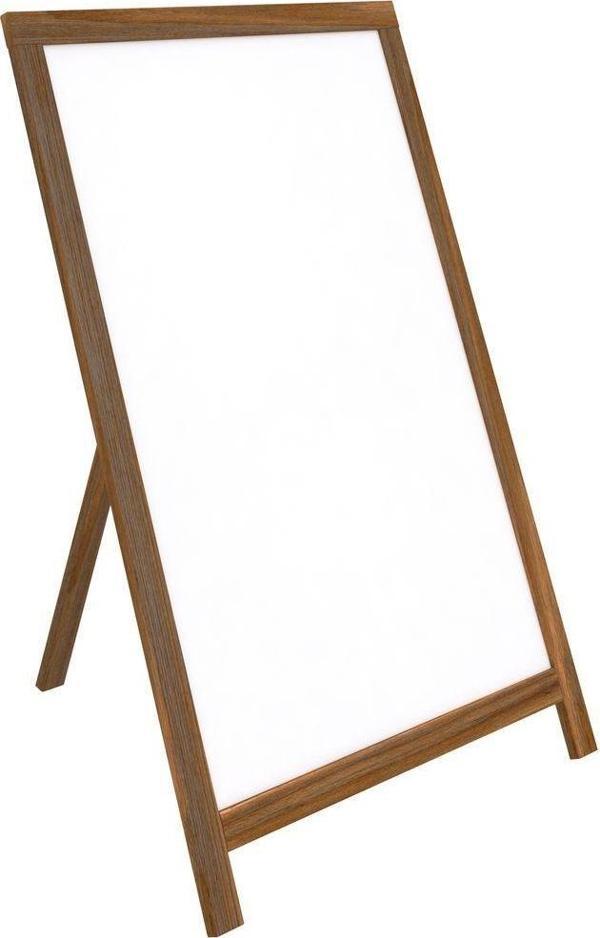 Panda Ahşap - Ayaklı Yazı Tahtası   -   ( Beyaz ) Pan337 - Image 1
