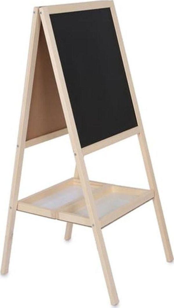 Panda 35X50 Cm Eko Ahşap Ayklı Çatı Tipi Yazı Tahtası Siyah-Pan299S - Image 1