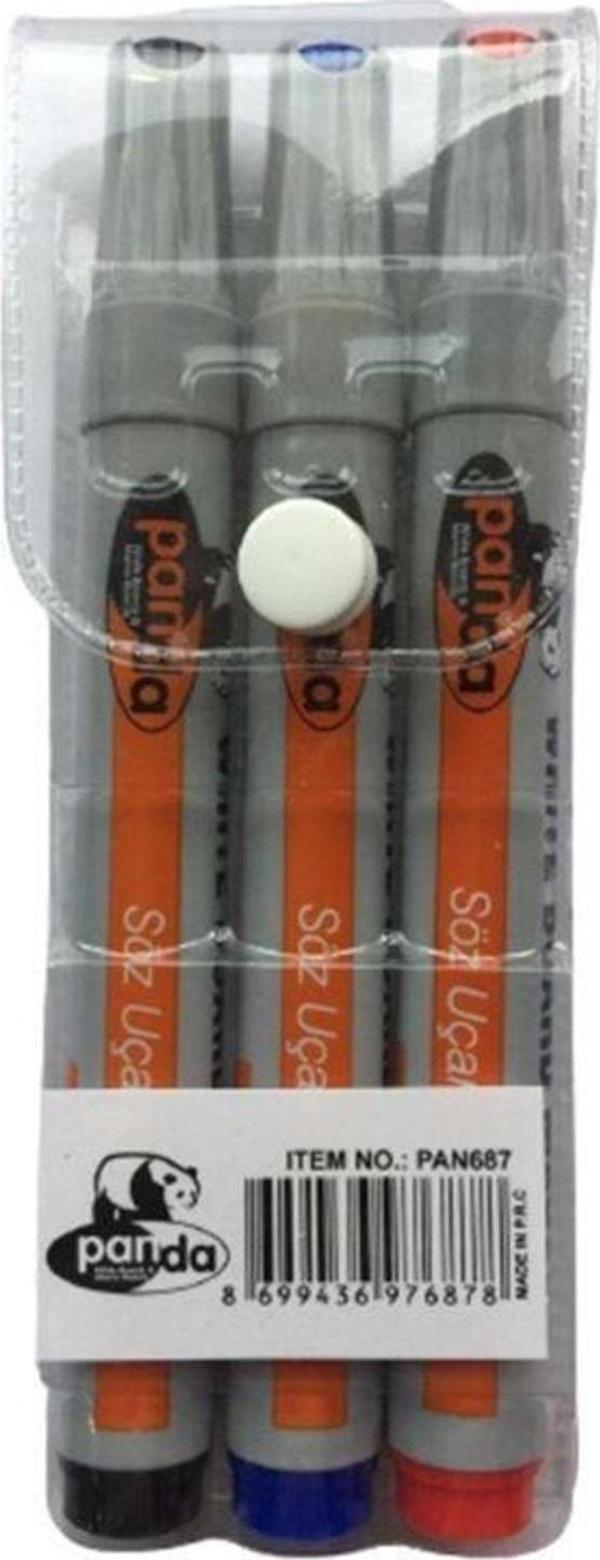 Panda Tahta Kalemi 3 Lü Set Pan687 - Image 1