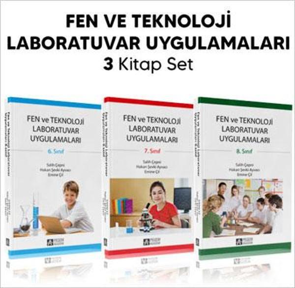 Fen ve Teknoloji Laboratuvar Uygulamaları Seti (3 Kitap Set) - Pegem Akademi Yayıncılık - Image 1