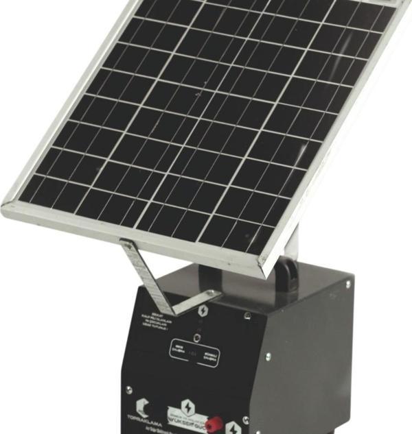 Pars P2518 Güneş Enerjili Ve Akülü Elektrikli Çit Sistemi - Gece Gündüz Modlu - Image 1