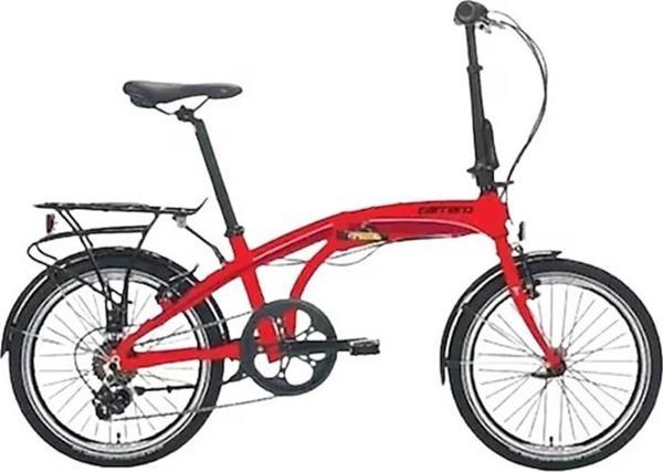 CARRARO FLEXI 106 KATLANIR BİSİKLET 320H V 20 JANT 6 VİTES KIRMIZI SİYAH BEYAZ - Image 1
