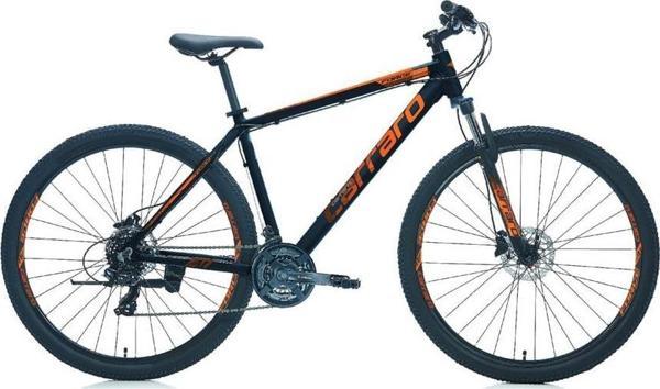 CARRARO FORCE 920 ERKEK DAĞ BİSİKLETİ 440H HD 29 JANT 21 VİTES MAT SİYAH TURUNCU GÜMÜŞ - Image 1