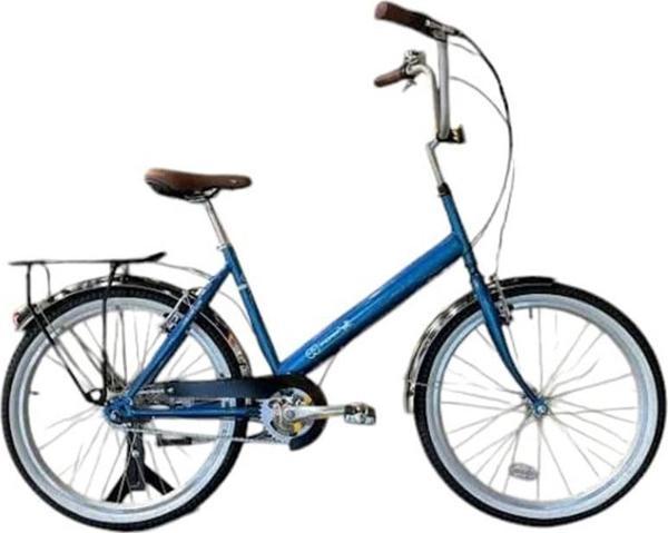 CARRARO PONI KADIN ŞEHİR BİSİKLETİ 450H V 24 JANT 3 VİTES MAVİ MOR BEYAZ - Image 1