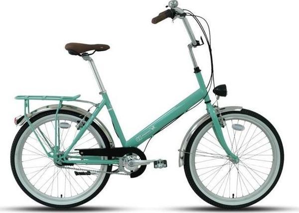CARRARO PONI KADIN ŞEHİR BİSİKLETİ 450H V 24 JANT 3 VİTES TURKUAZ BEYAZ - Image 1