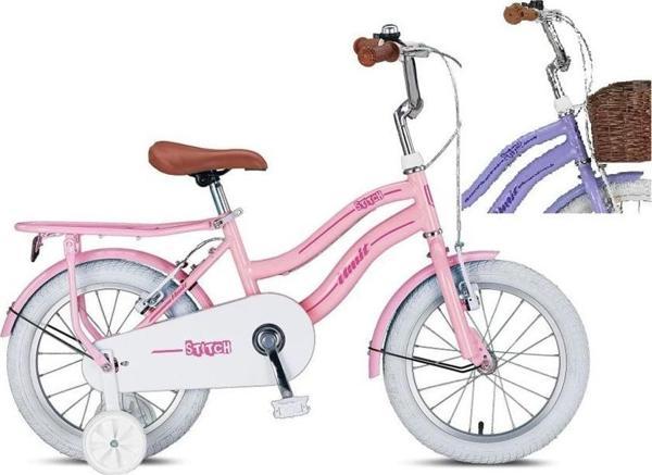 ÜMİT 1641 STITCH L-ATB-V-KIZ ÇOCUK BİSİKLETİ 16 JANT LİLA - Image 1