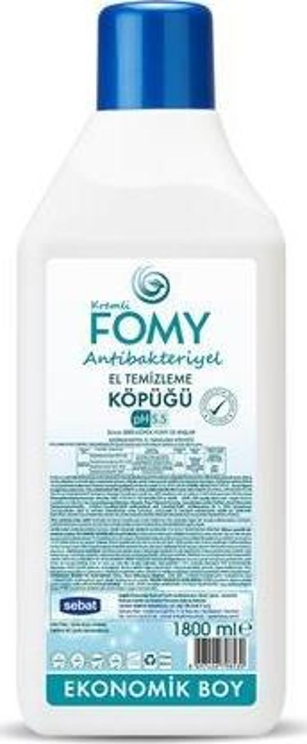 FOMY Antibakteriyel Köpük Sabun - Güvenli ve Derinlemesine Temizlik, Uzun Süreli Hijyen 1800ml - Image 1
