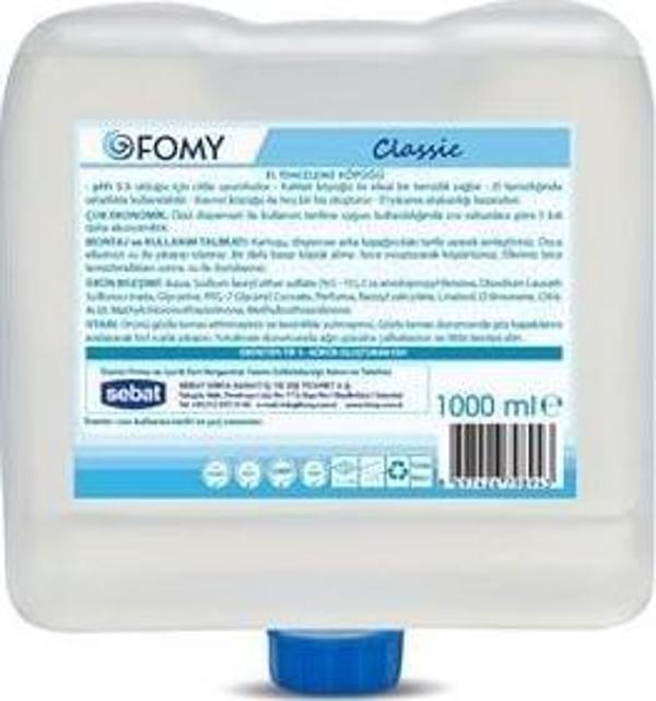 FOMY Classic Sensörlü Ferahlatıcı Derinlemesine Temizlik Kremsi Cilt Temizleme Köpüğü Kartuşu 1000ml - Image 1