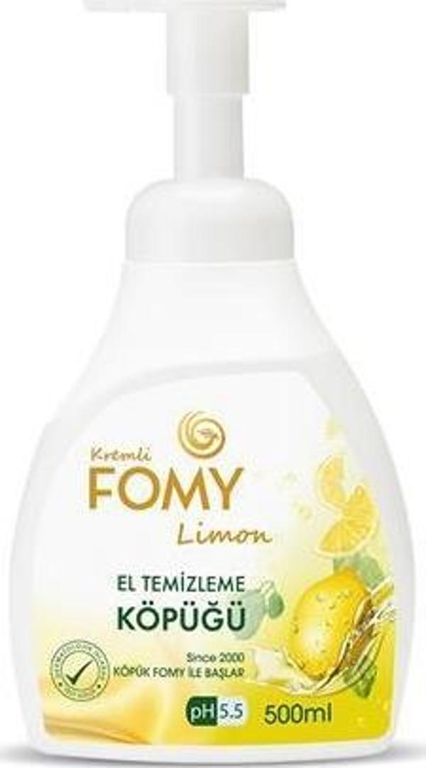 FOMY Limon Köpük Sabun El Yüz Vücut 500 ml - Image 1