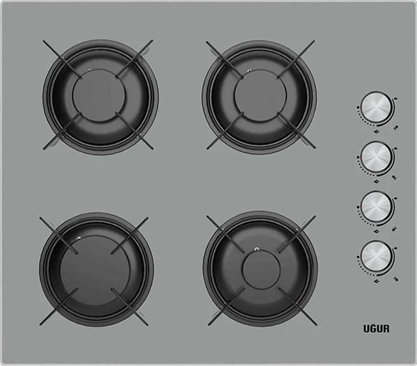 Uğur UEO 6040W0 GCY 2R1 Gri Set Üstü Ocak - Image 1