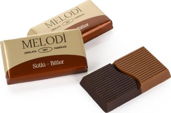 Melodi Çikolata Resital Diva Sütlü-Bitter Madlen 1 KG - Image 1