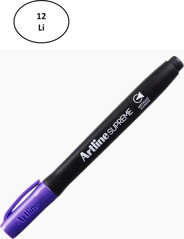 Artline Supreme Permament Markör 1.0 Mm Mor 12'li - Image 1