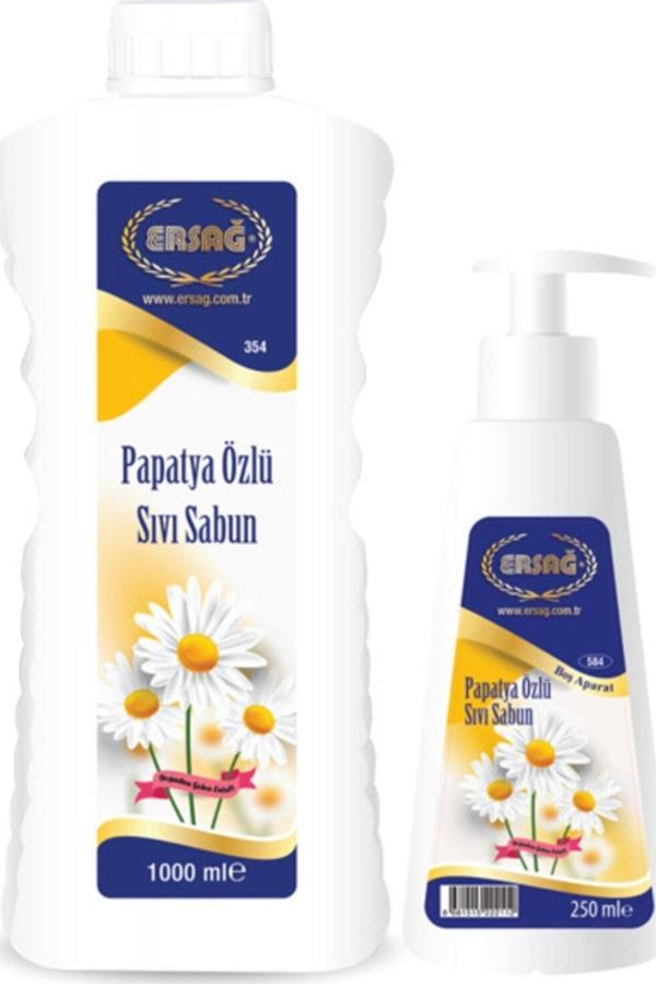 Ersağ Aparatlı Papatya Özlü Sıvı El Sabunu 1000 Ml. - Image 1