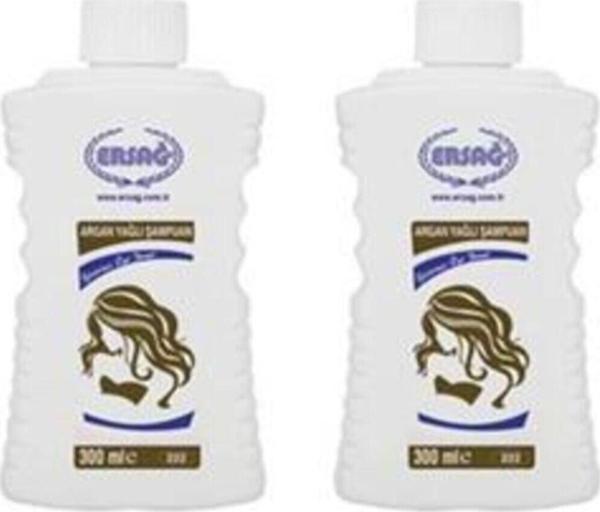 Ersağ Argan Yağlı Şampuan 300 ml 2 Adet - Image 1