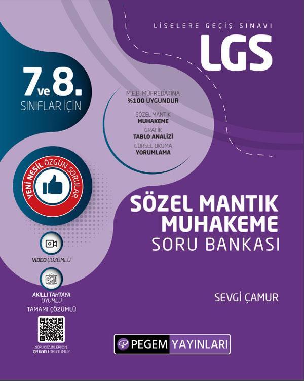 LGS Sözel Mantık Muhakeme Soru Bankası - Pegem Akademi Yayıncılık - Image 1